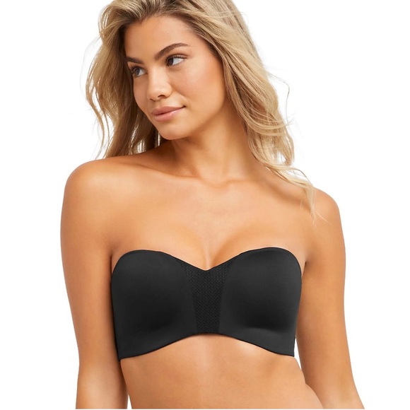 3/$25 Maidenform Black Wireless Strapless Bra 40D - Picture 1 of 9
